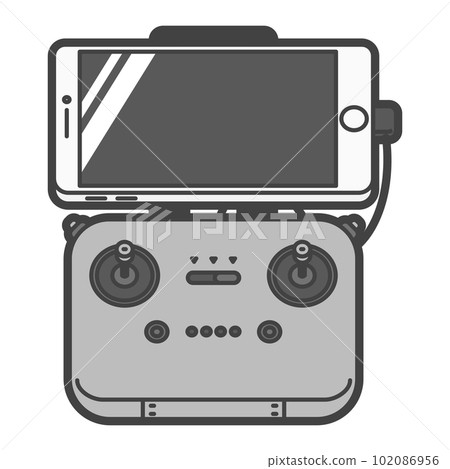 Radio/drone control controller smartphone type 102086956