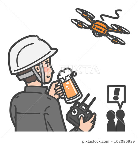 Drone pilot for drinking alcohol and violating aviation laws Drone pilot for drinking alcohol and violating aviation laws 102086959