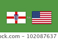 England Vs USA Football Match Design Element 102087637
