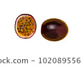 fresh passion fruit illustration 102089556
