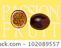 fresh passion fruit illustration 102089557