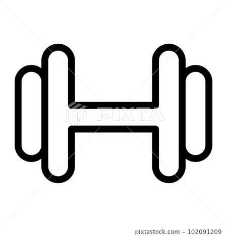 Dumbbell icon Dumbbell icon 102091209