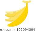 Banana icon illustration appetizing fruit 102094004