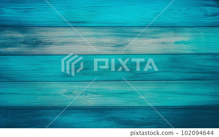 Shabby chic turquoise paint wood texture background 102094644