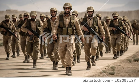 iran soldiers ready for attack 102095157