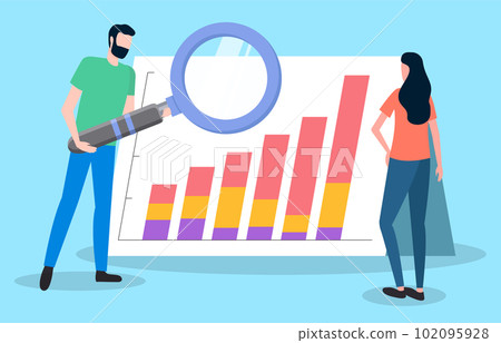 Business analyst. Professional business people analyzing business growth on data presentation Business analyst. Professional business people analyzing business growth on data presentation 102095928
