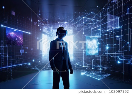 concept of AI helping people 102097592