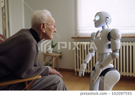 elderly persons robot care 102097593