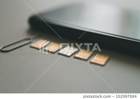 5 SIM 卡、SIM 針和智能手機 102097884