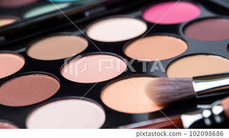 Makeup palette. Illustration Generative AI 102098686