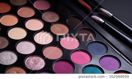 Makeup palette. Illustration Generative AI 102098699