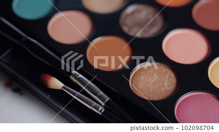 Makeup palette. Illustration Generative AI 102098704