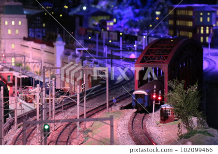 railway diorama railway diorama 102099466