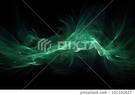 Network technology background. Futuristic tech green background. Low poly 3d wire made with generative AI Scy fi space illustration Network technology background. Futuristic tech green background. Low poly 3d wire made with generative AI Scy fi space illustration 102102627