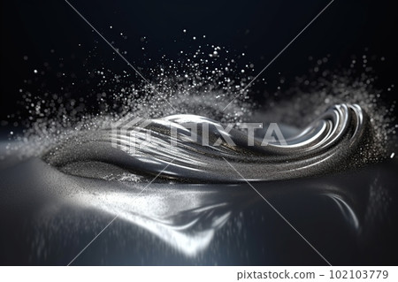 Network technology background futuristic tech silver wave background. Low poly 3d wire made with generative AI Scy fi space illustration Network technology background futuristic tech silver wave background. Low poly 3d wire made with generative AI Scy fi space illustration 102103779