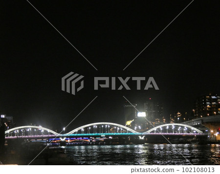 Illumination of the Sumida River Bridge 102108013