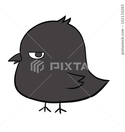 crow with its beak open crow with its beak open 102110263