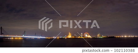 流入伊勢灣的伊比川夜景 102110388
