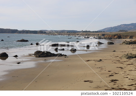 San Simeon beach California   102110524