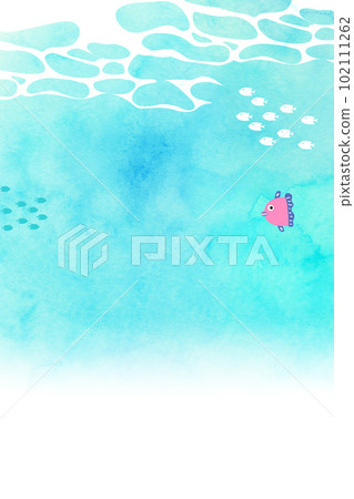 Undersea background material Sea creatures 102111262