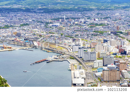 Scenery from Mt. Hakodate (Hakodate City, Hokkaido) Scenery from Mt. Hakodate (Hakodate City, Hokkaido) 102113208