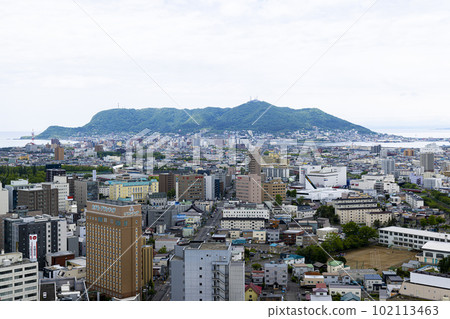 Mount Hakodate and cityscape (Hakodate City, Hokkaido) 102113463