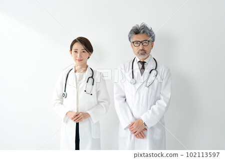 Medical doctor in white coat Medical doctor in white coat 102113597