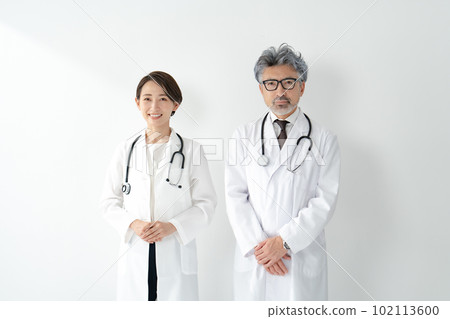 Medical doctor in white coat Medical doctor in white coat 102113600