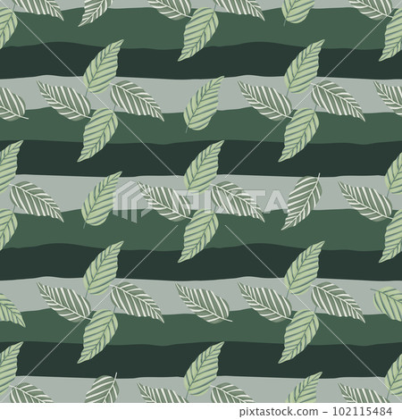 Decorative tropical palm leaves seamless pattern. Jungle leaf wallpaper. Exotic botanical texture. Decorative tropical palm leaves seamless pattern. Jungle leaf wallpaper. Exotic botanical texture. 102115484