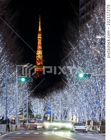 東京_東京塔和欅坂在冬季的絕景 102117278
