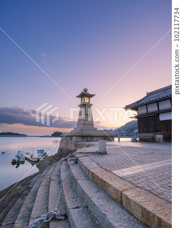 廣島_福山鞆之浦漁港日落風光 102117734