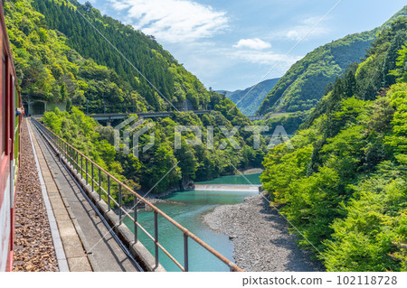 大井川鐵道,景色絕佳,火車窗 大井川鐵道,景色絕佳,火車窗 102118728