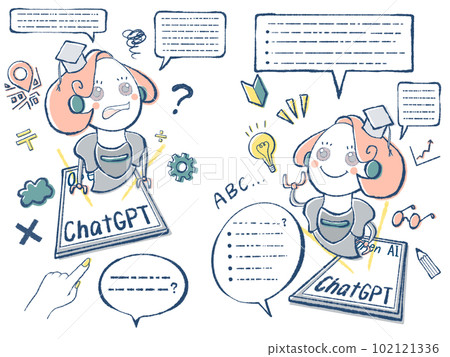 chatGPT-chan's strengths and weaknesses (illustration) chatGPT-chan's strengths and weaknesses (illustration) 102121336