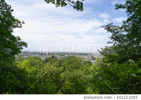 The view from Hirayama Castle Ruins Park (Hino City, Tokyo) The view from Hirayama Castle Ruins Park (Hino City, Tokyo) 102122085