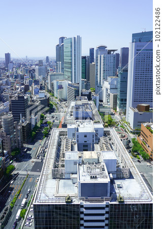Osaka city area seen from the Osaka Ekimae 3rd Building Osaka city area seen from the Osaka Ekimae 3rd Building 102122486