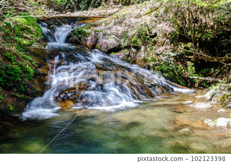 Waterfall on top of the Jejobo Falls in the Soni Yokowa River's Jejobo Valley ② Waterfall on top of the Jejobo Falls in the Soni Yokowa River's Jejobo Valley ② 102123398