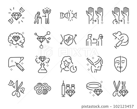 Red-Gems technology icon set. It included Rejuvenated, Rejuvenating, medical, genomic, Rejuvenate and more icons. Red-Gems technology icon set. It included Rejuvenated, Rejuvenating, medical, genomic, Rejuvenate and more icons. 102123457