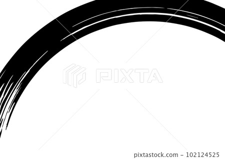 Japanese-style white background material featuring decoration with ink brushes and brushes Japanese-style white background material featuring decoration with ink brushes and brushes 102124525