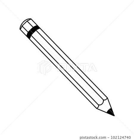 Pencil icon. A symbol for web design or mobile application. Pencil icon. A symbol for web design or mobile application. 102124740
