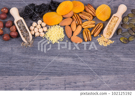 Healthy ingredients as source natural iron and other minerals and vitamins 102125192