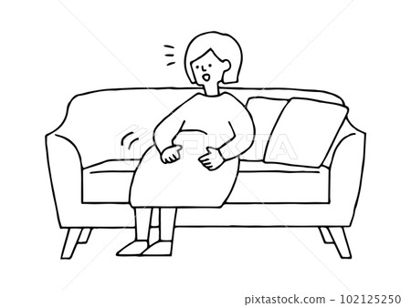 mother feeling fetal movement 102125250