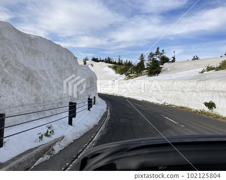 橫手山、志賀高原_澀隘口_早春_積雪_雪牆_國道292號線_黃金周 橫手山、志賀高原_澀隘口_早春_積雪_雪牆_國道292號線_黃金周 102125804