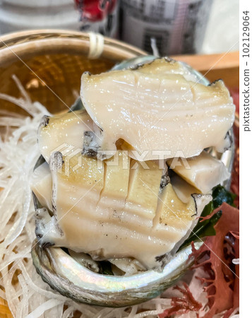 新鮮鮑魚刺身 102129064