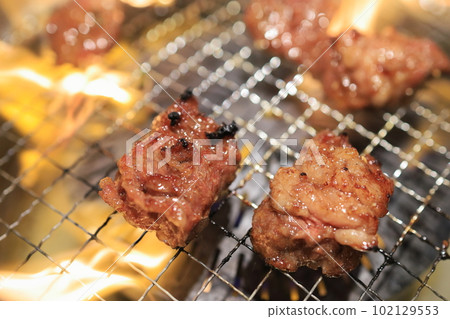 Japanese black beef grilled meat (medium-sized ribs) Japanese black beef grilled meat (medium-sized ribs) 102129553