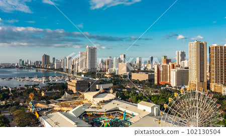 Cityscape of Manila the capital of the Philippines 102130504