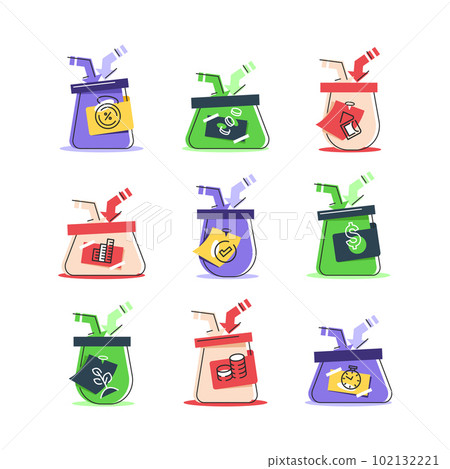 saving money for future,Pension fun,financial security, budget planning, glass jar and money 102132221