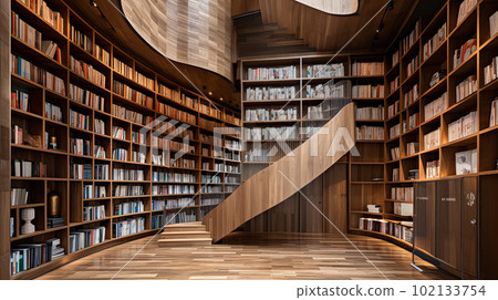 shelf with books 102133754