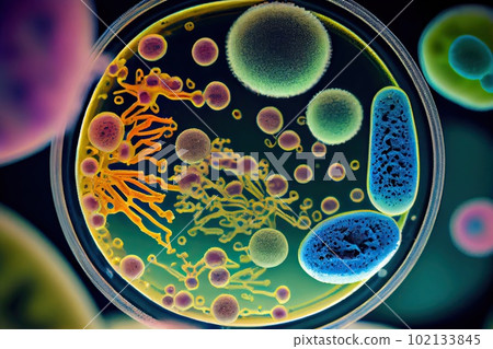 Illustration of viruses 102133845