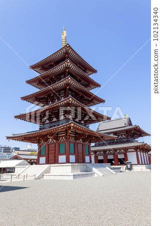 大阪四天王寺《近藤與五層塔》（2023年4月1日拍攝） 102134340