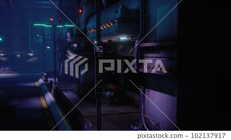 Rays neon light in the dark Rays neon light in the dark 102137917